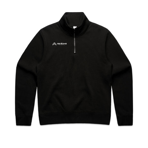 Women's Half Zip - White Font Thumbnail