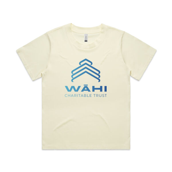 Women's Tee - Blue logo Round Design Thumbnail